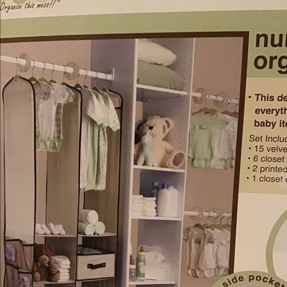delta nursery closet organizer